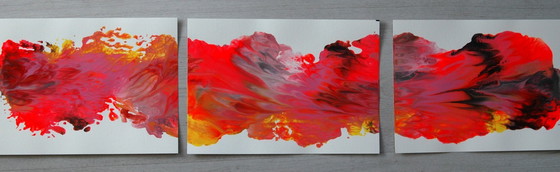 Image 1 of CB. Collage of paintings 12