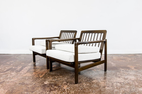 Image 1 of Mid Century Modern Club Chairs B7522 von Zenon Bączyk, Polen, 1960er Jahre, 2 Stück
