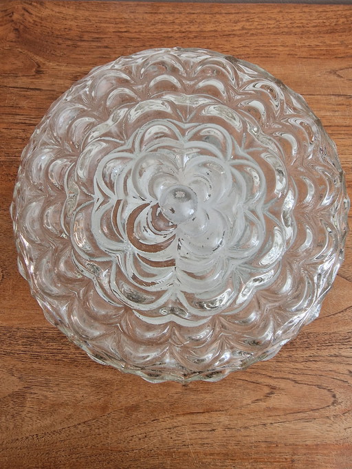 Vintage glaen plafonniere bloem