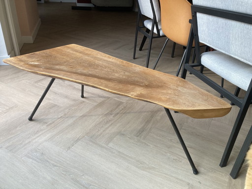 Table tronc d'arbre vintage