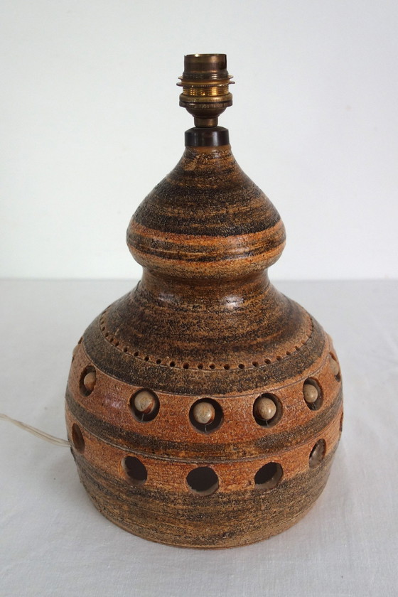 Image 1 of Georges Pelletier Keramische Lampvoet, 1960