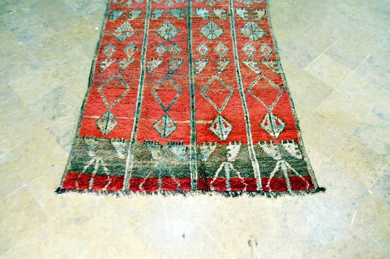 Image 1 of Vintage Marokkaans vloerkleed Zemmour - 244 x 155 cm | Roze