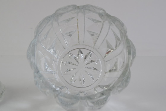 Image 1 of Boheems kristallen suikerpotje met deksel