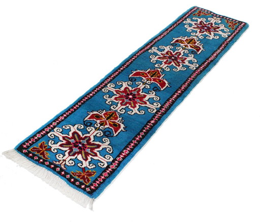 Original hand-knotted Persian carpet Heriz 175 x 52 cm