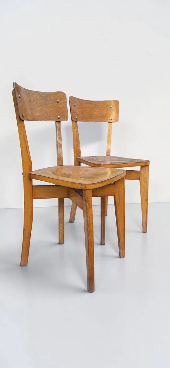 Sedie da bistrò Luterma 1950 – Sedie da pranzo, Wood, Metal (photo 2 of 8)