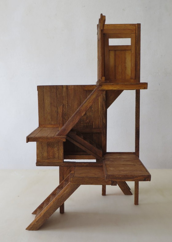 Eric van Solm - ´Die Existenz´ – Beeldhouwkunst, Wood (photo 6 of 10)