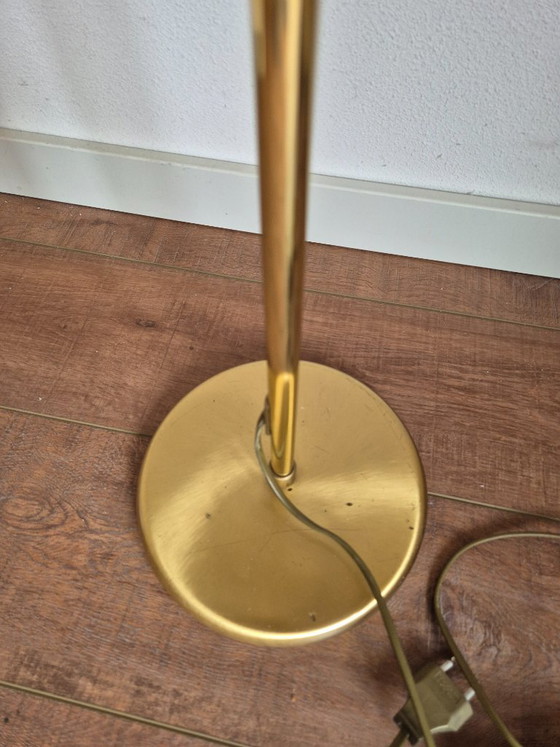 Floor light - Reading lamp - Notary floor lamp - Standard lamp - Holtkötter - Dimmer. – Brass (photo 11 of 17)
