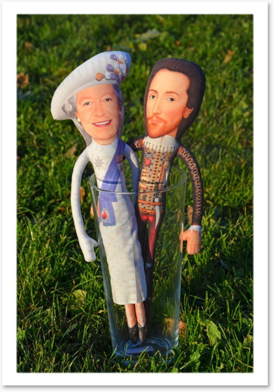 Image 1 of William Shakespeare Gift | English Teacher Gift | Shakespeare Art Doll Collectible | Literature Classroom Decor