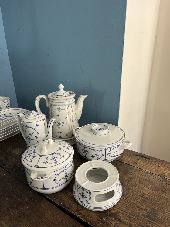 Image 1 of Blau Saks Strohblume servies compleet 150+