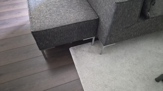 Design On Stock Bloq Stanton Antracite Divano a 2,5 posti + Pouf + Cuscini – Divani, Metal, Textile (photo 5 of 6)