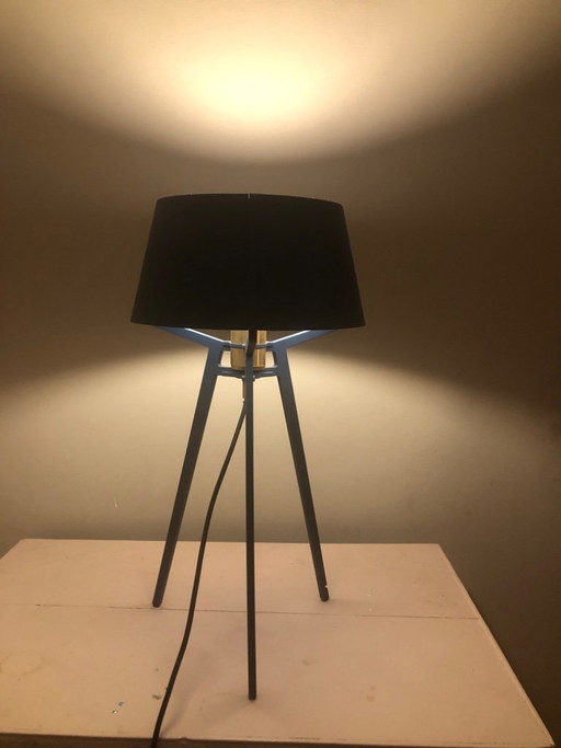 TONONE table lamp matte blue – tafellampen, Metal, Brass