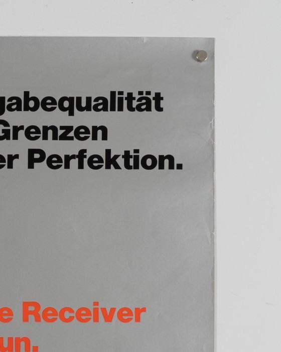 Image 1 of Braun Regie 510 – 1972 – Originele vintage reclameposter – Dieter Rams - Mid-Century Modern – 84,1 x 59,4 cm A1