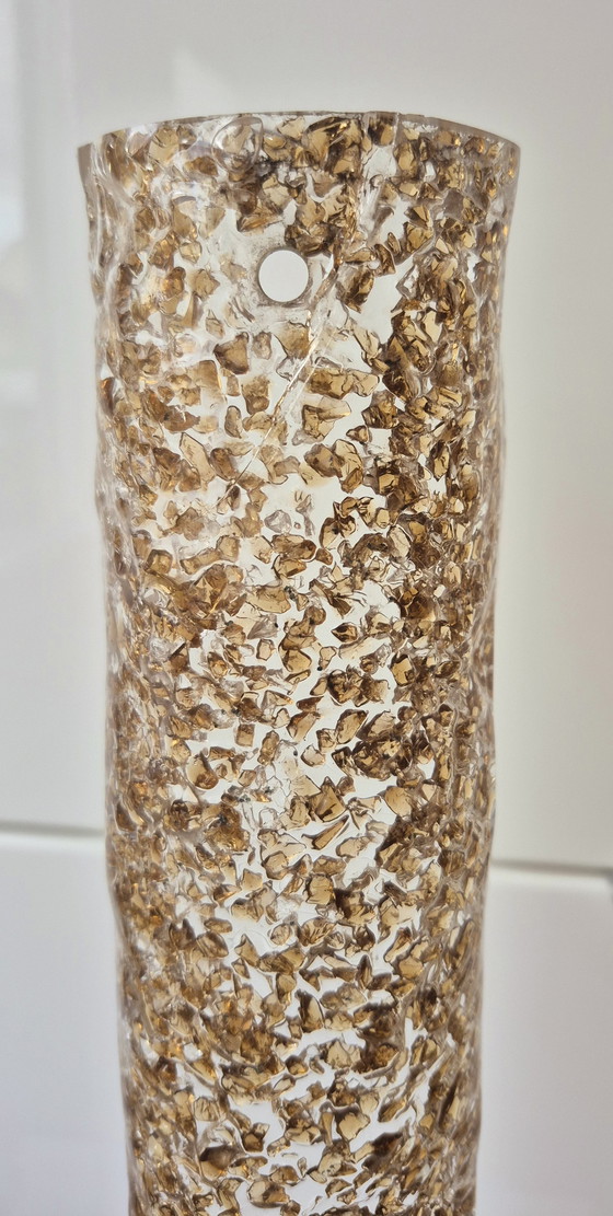 Image 1 of 2 cristales de repuesto para aplique de pared Hillebrand Murano de 60 cm con varilla de cristal hielo