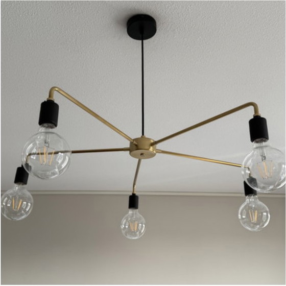 Image 1 of Lampadario in ottone Tribeca Chambers 76