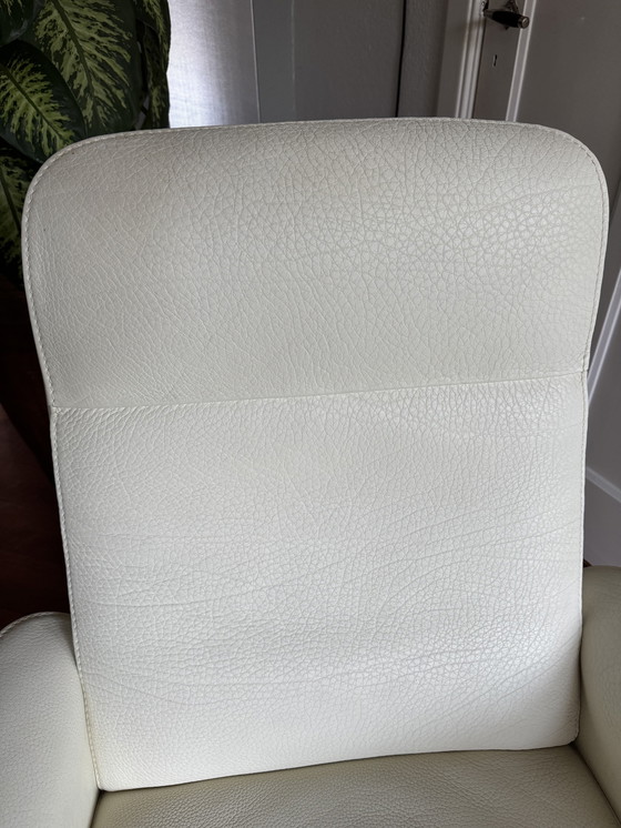 Image 1 of Fauteuil inclinable en cuir blanc DS50 de Sede