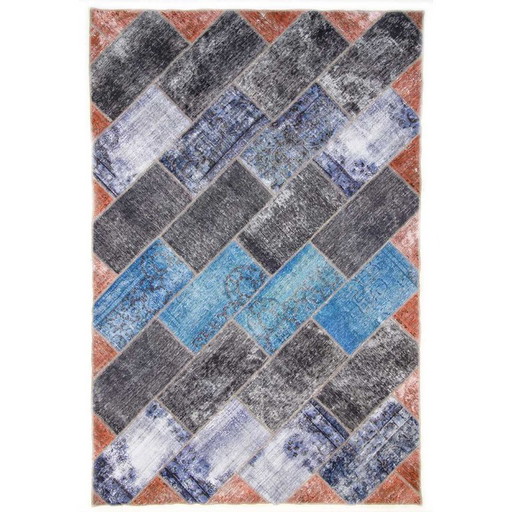 Persian rug patchwork carpet 270x182