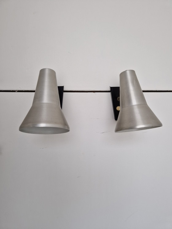 Image 1 of Set van 2 wandlampen bedlampen Anvia vintage