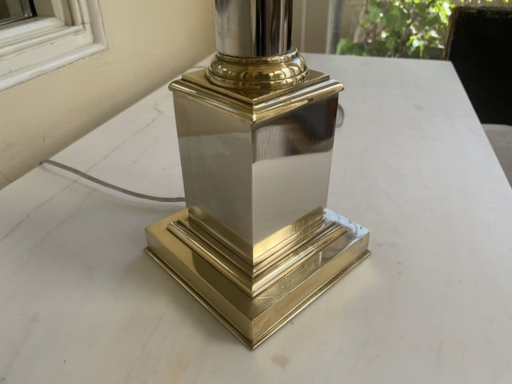 Image 1 of Lampada da tavolo a luce abbagliante Maison Jansen 1970, francese