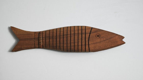 Image 1 of Hand-Carved Wooden Fish – Indonesian