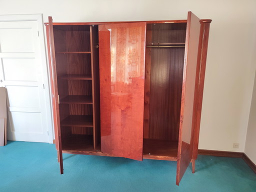 Vintage Wooden Lacquered Wardrobe with possible matching beds