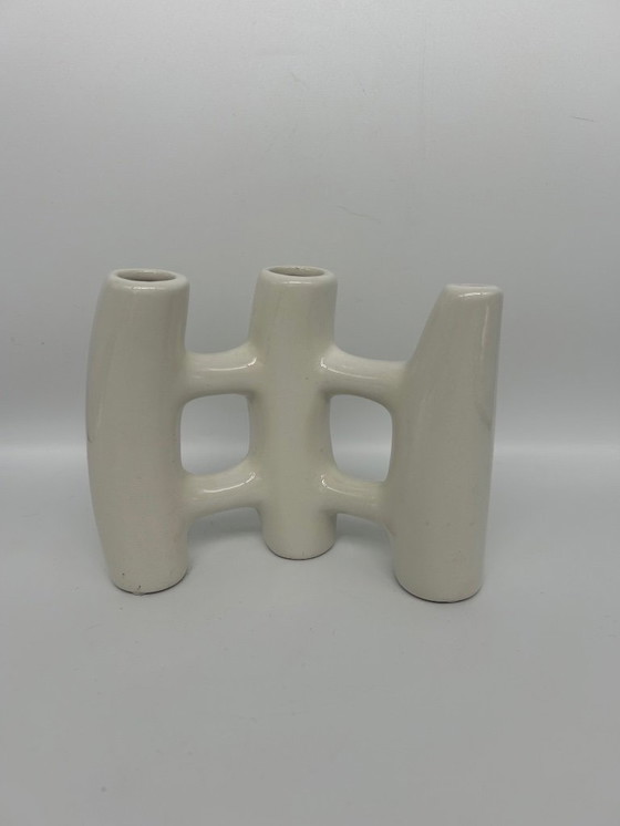 Image 1 of brutalistische keramische vaas