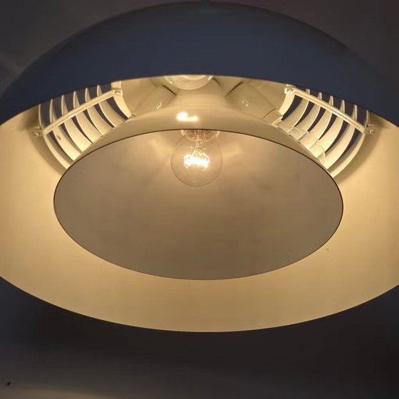 Louis Poulsen AJ Royal, Danish pendant lamp, Arne Jacobsen, 1950, Metal, White, Scandinavian (photo 7 of 17)