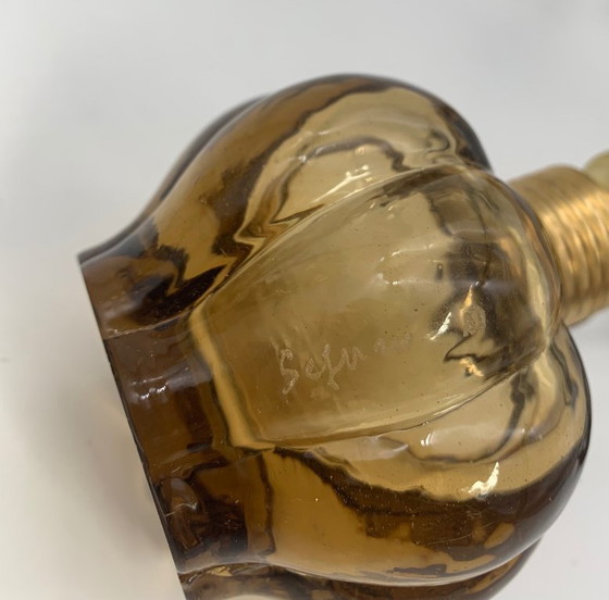 Image 1 of Paar Murano glazen tafellampen van Seguso