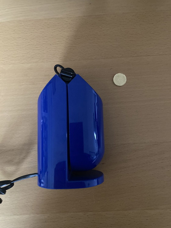 Image 1 of 2x Space Age Z-vouwbare wandlamp in monochroom blauw ontwerp gebaseerd op Manon