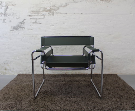 Green Wassily Chair Marcel Breuer Knoll Seats