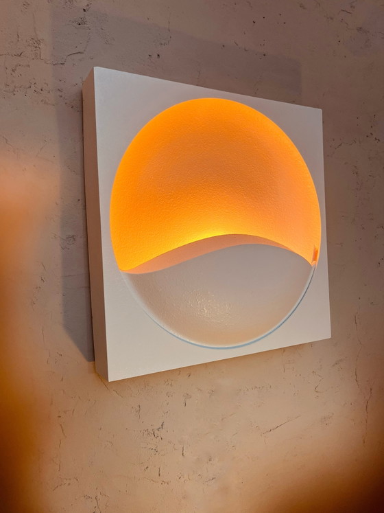 Zeer Uniek! XL Space Age “70’s Design Wandlamp – Wandlampen, Plastic (photo 6 of 11)