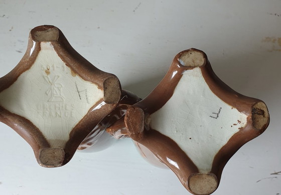 Image 1 of Moulin des Loups Orchies vases model 501-1 ca. 1925 – 30 cm"