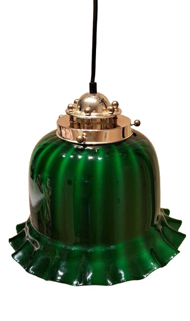 Image 1 of Pendelleuchte d'epoca Peill & Putzler - Grün, anni '70
