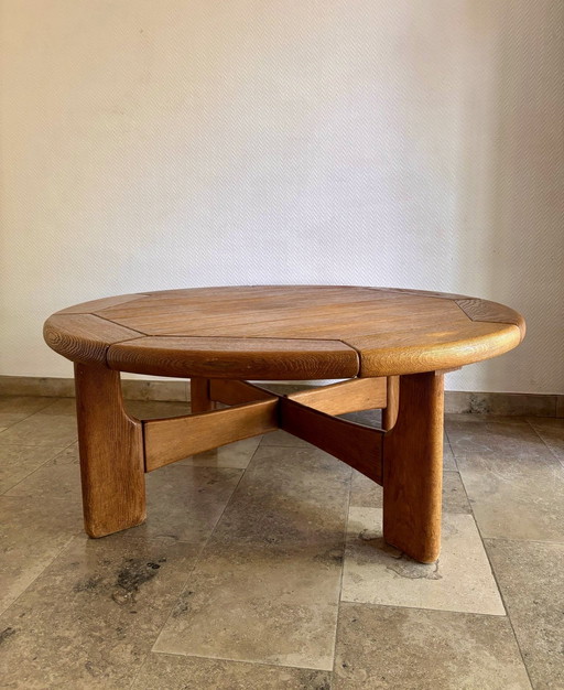 Brutalistische Eiken Tafel