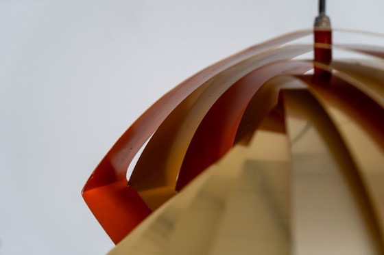 Image 1 of Suspension « Konkylie » de Louis Weisdorf pour Lyfa (Danemark, années 1960).