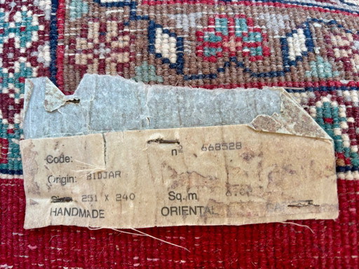 Noué à la main - Tapis persan Bidjar - 251 x 240 cm