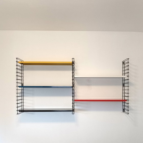 Tomado Wall Unit With Metal Shelves By A. Dekker – Shelving unit, Vintage (photo 3 of 7)