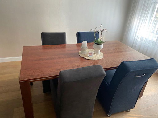 Jan des Bouvrie Table And 4x Chairs