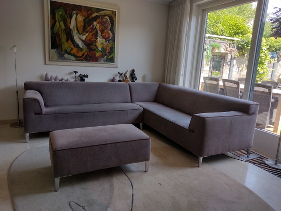Image 1 of Zu verkaufen: Ecksofa Pode Insert (Leolux) und passender Hocker
