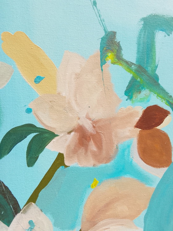 Acrylverfschilderij #Flora 100x100cm – joart, Schilderijen & Tekeningen, Canvas (photo 15 of 15)