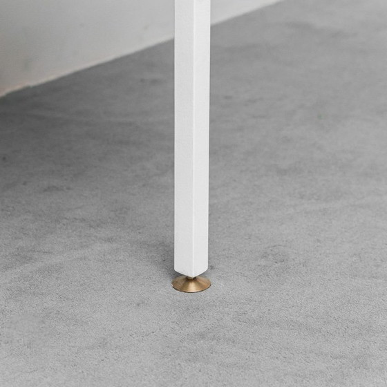 Image 1 of SCRIVANIA VINTAGE AVEC CASSETTI ET GAMBE EN METALLO ANNI '70 MODERNARIATO