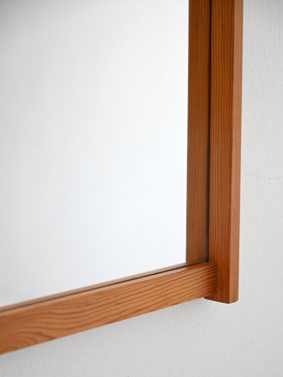 Image 1 of Specchio vintage scandinavo in pino del 1960