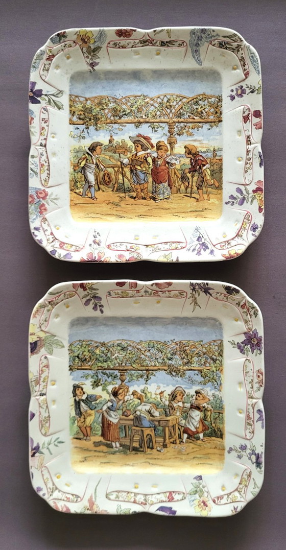 Sarreguemines Enfants Richard 2 Dishes in very good condition – Sarreguemines (France), Crockery, Porcelain (photo 7 of 7)