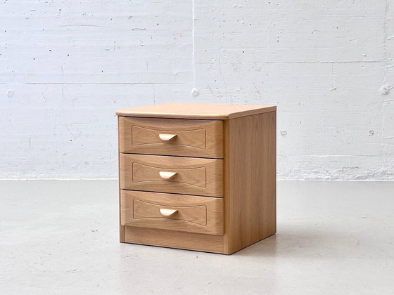 2 Commodes de Chevet Vintage Aspect Bois Clair – Wood (photo 5 of 15)
