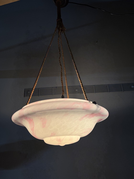 Image 1 of Lampada a sospensione Art Déco - Romantic Pink Swirl