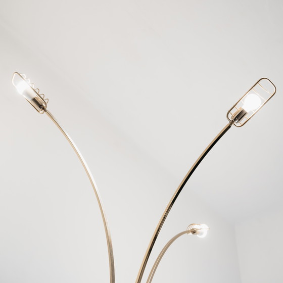 Image 1 of Lampadaire Romeo Rega Attr. Style Hollywood Regency années 1970, antiquités modernes