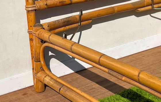 Image 1 of 70s Vintage junior bamboe bed