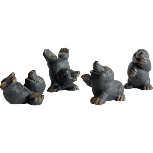 Vintage decorative animals by Gilde Handwerk, Germany