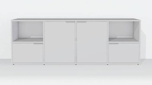 Tylko tv-meubel in grijs met deuren