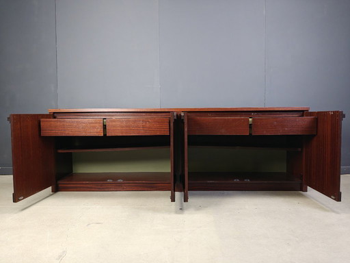 Walnut sideboard by Franz Xaver Sproll, 1960s
