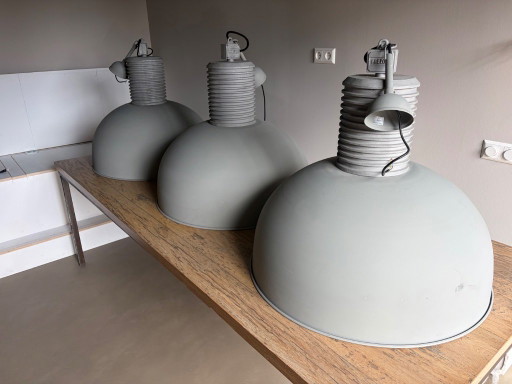 Set of 3 Frezoli Lozz Extra Large Pendant Lights Ø78 cm – hanglampen, Metal
